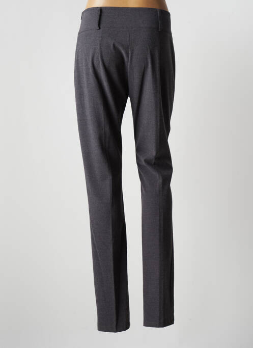 Pantalon slim stretch taille haute gris CRISTINA GAVIOLI femme