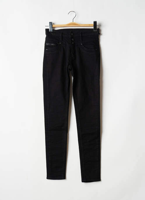 Jeans coupe slim slim taille haute noir DDP femme