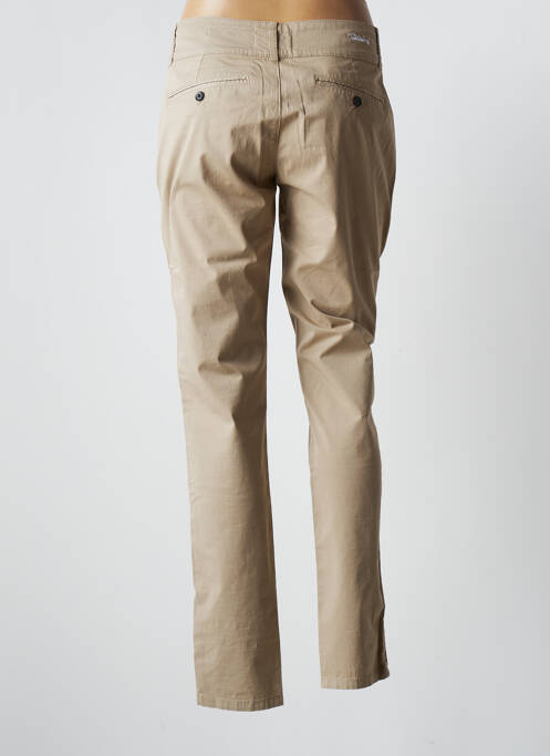 Pantalon chino beige LES TEINTURIERS pour femme