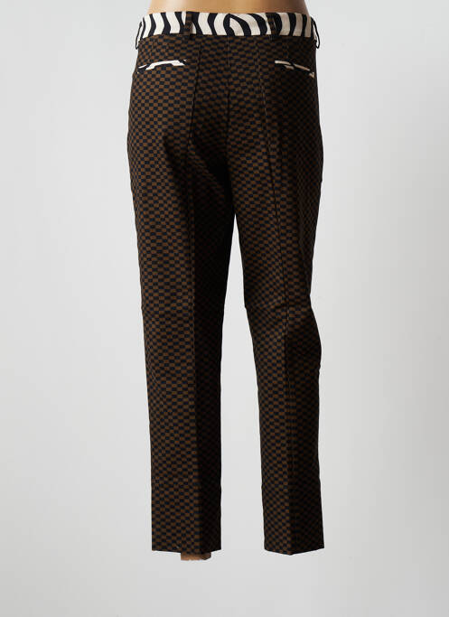 Pantalon chino marron AHIMARIA pour femme