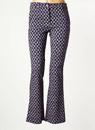 Pantalon flare taille normale taille normale violet SEE THE MOON femme