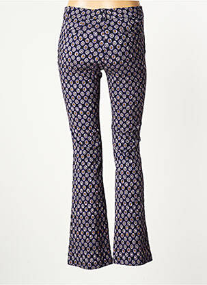 Pantalon flare taille normale taille normale violet SEE THE MOON femme