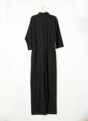 Combi-pantalon poches manches 3/4 noir SEE U SOON femme