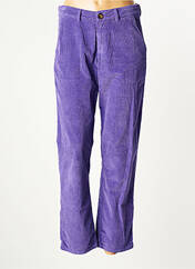 Pantalon droit violet KANOPE pour femme seconde vue