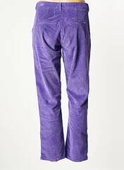 Pantalon droit violet KANOPE pour femme seconde vue