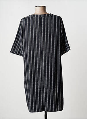 Robe courte coupe fluide manches courtes noir BCBGMAXAZRIA femme