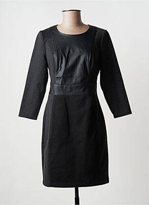 Robe courte manches 3/4 manches 3/4 gris BCBGMAXAZRIA femme