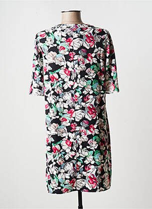 Robe courte coupe fluide manches courtes noir BCBGMAXAZRIA femme