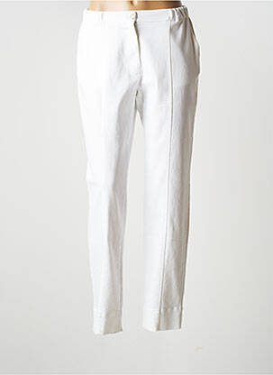Pantalon droit blanc ALEMBIKA pour femme