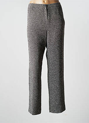 Pantalon droit gris FRANCK ANNA pour femme