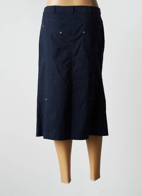 Jupe mi-longue bleu CHRISTIAN MARRY pour femme