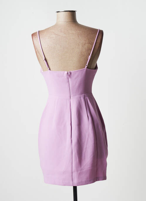 Robe courte violet BCBGMAXAZRIA pour femme