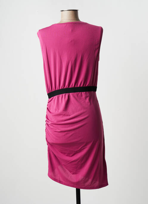 Robe mi-longue rose BCBGMAXAZRIA pour femme