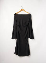 Robe mi-longue noir PHÈME pour femme seconde vue