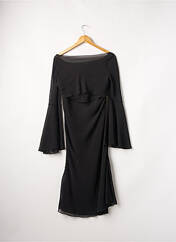 Robe mi-longue noir PHÈME pour femme seconde vue