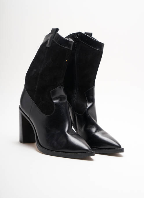 Bottines/Boots noir COSMOPARIS pour femme