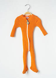 Combi-pantalon manches longues manches longues orange OZONA fille