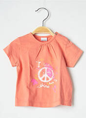 T-shirt orange 3 POMMES pour fille seconde vue