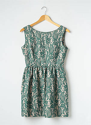 Robe courte sans manche sans manche vert ZARA femme