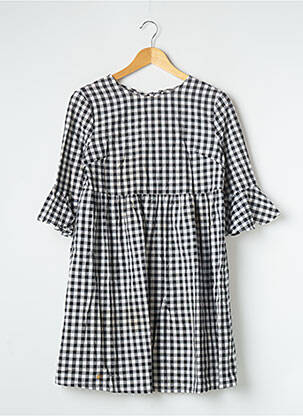 Robe courte manches 3/4 manches 3/4 noir #127344 femme