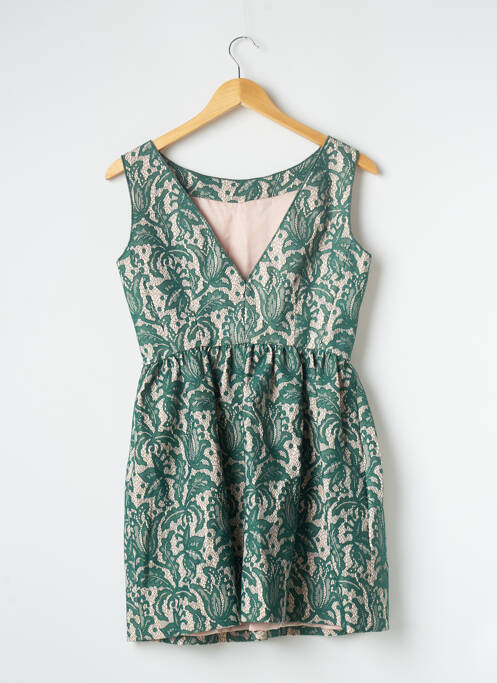 Robe courte vert ZARA pour femme