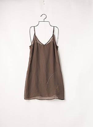 Top manches bretelles ajustables fines bretelles vert MASSIMO DUTTI femme