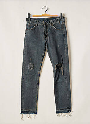 Jeans coupe slim broderie rivets taille normale bleu LEVIS femme