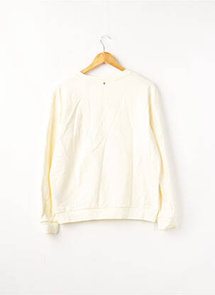 Sweat-shirt broderie manches longues beige BOCAGE femme