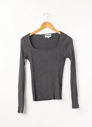 Pull gris ROUJE pour femme