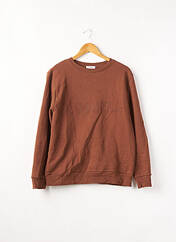 Sweat-shirt marron ANNAJULS pour femme seconde vue