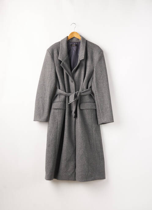 Manteau long gris STORETS pour femme