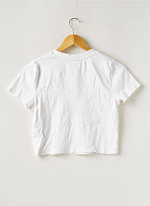 T-shirt coupe droite manches courtes beige SUPERDRY femme