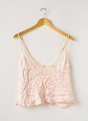 Pyjama col v rose GIRLS IN PARIS femme