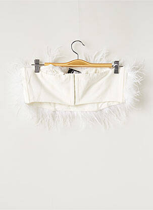Top sans manche sans manche blanc NASTY GAL femme