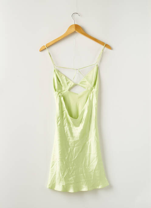 Robe mi-longue vert ZARA pour femme