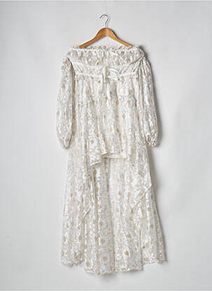 Tunique manches longues coupe asymétrique blanc FOR LOVE & LEMONS femme