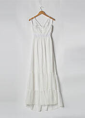 Robe longue blanc BOOHOO pour femme seconde vue