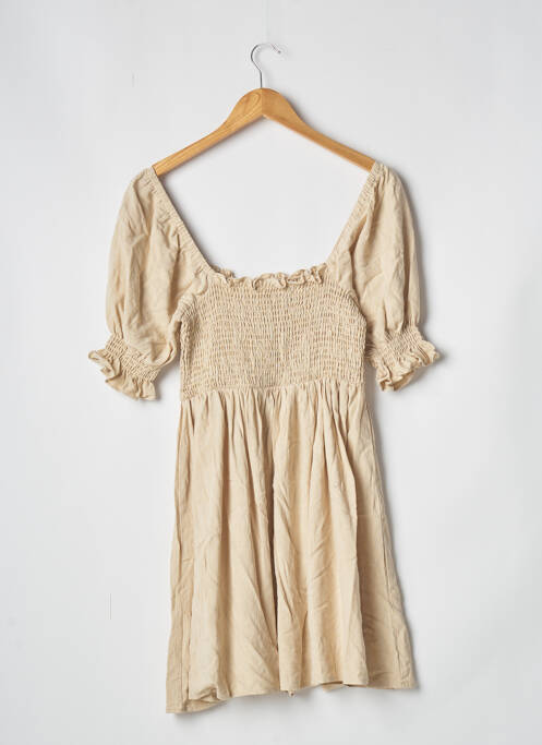 Robe courte beige NASTY GAL pour femme