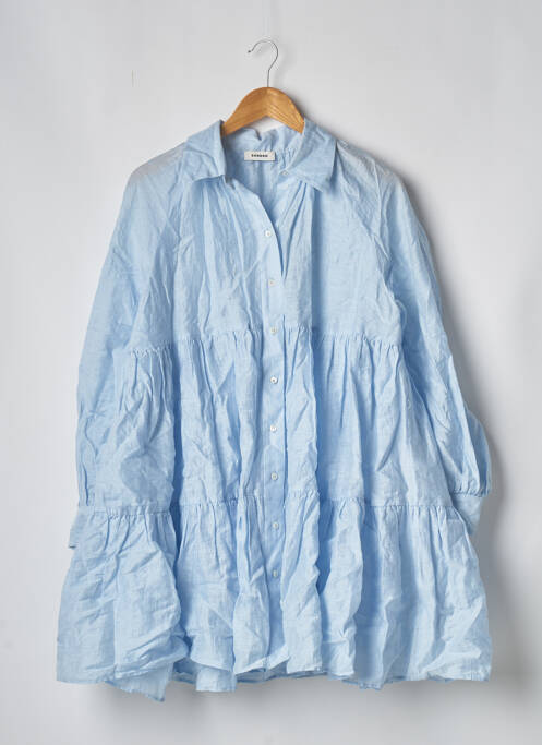 Robe courte bleu SANDRO pour femme
