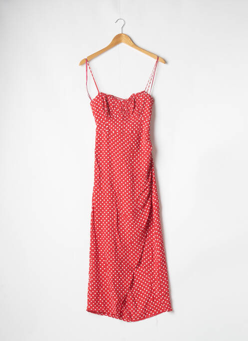 Zara Robes Longues Femme de couleur rouge 2201688-rouge0 - Modz