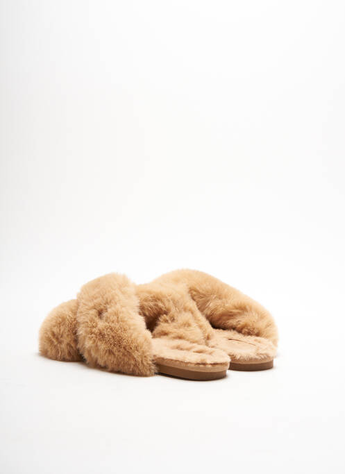Mules/sabots tissage satiné talon plat jusqu'à 3cm marron RALPH LAUREN femme