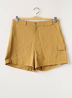 Short fermeture zippée sous rabat boutonné taille normale beige MOLLY BRACKEN femme
