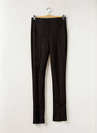 Legging tissage suedine taille haute noir LOAVIES femme