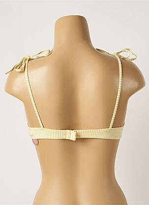 Haut de maillot de bain stretch haut soutien-gorge emboitant jaune INTIMISSIMI femme