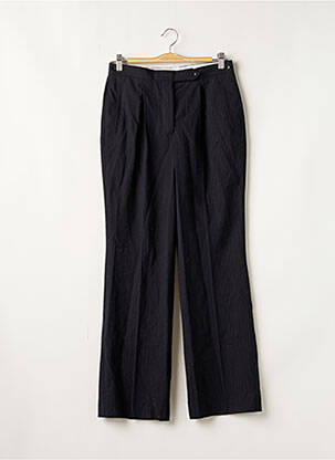 Pantalon chino fermeture zippée sous rabat boutonné taille normale bleu JODHPUR femme