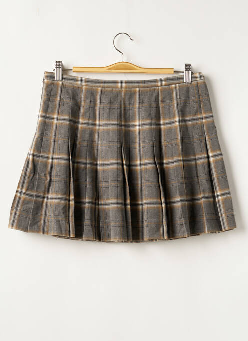 Jupe courte gris SUPERDRY pour femme