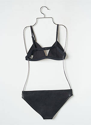 Maillot de bain 2 pièces fermeture clip haut triangles noir TRIANGL femme