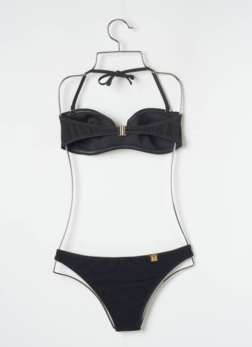 Maillot de bain 2 pièces noir TATIANE DE FREITAS pour femme