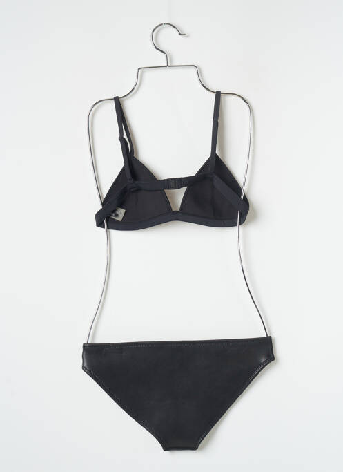 Maillot de bain 2 pièces fermeture clip haut triangles noir TRIANGL femme