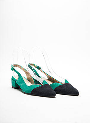 Sandales/nu pieds fermeture boucle(s) talon plat jusqu'à 3cm vert FLORENCE KOOIJMAN femme